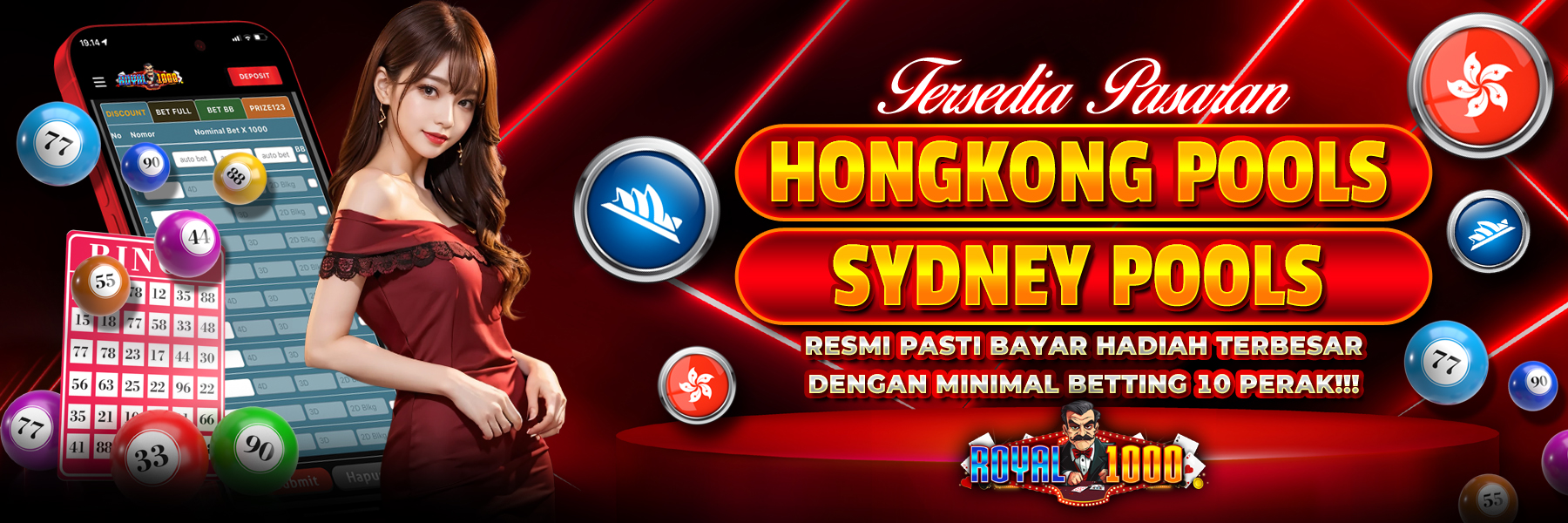 Royal1000: Prediksi Sydney Pools & Hongkong Pools Terlengkap dan Terpercaya